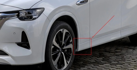 Listwa Mazda CX-60 22r.- NOWA lewa przednia listwa dolna błotnika nakładka progu lewy przód kr9r-51w81