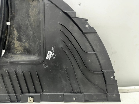 Nadkole Porsche Taycan 19r.- LEWE przednie trójkąt pod zderzak osłona lewy przód 9j0809957b