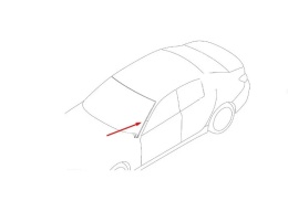 Uszczelka BMW 3 G20 G21 18r.- prawa przednia guma szyby czołowej przedniej prawy przód 51317427874