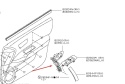 Klamka Nissan Qashqai I J10 06-13r. lewy przód wewnętrzny uchwyt 80951-jd000