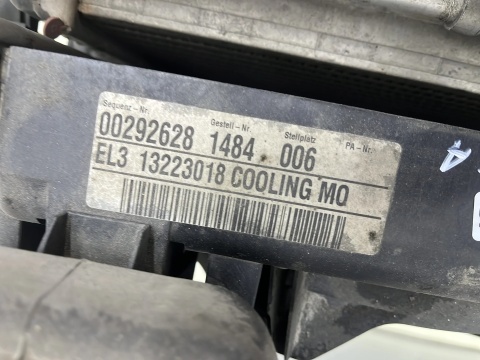 Chłodnica wody Opel Insignia A 08-17r. 2.0 CDTi intercooler chłodnica klimatyzacji wiatrak KOMPLET 13241751 13223018