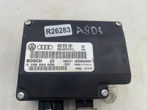 Moduł Audi A8 D3 02-10r. sterownik akumulatora 4e0915181
