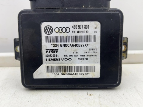 Moduł Audi A8 D3 02-10r. sterownik hamulca ręcznego 4e0907801