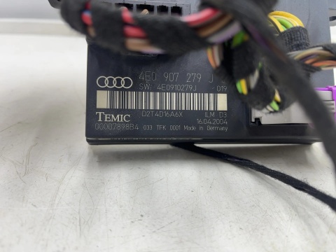 Moduł Audi A8 D3 02-10r. sterownik komfortu komputer 4e0907279j