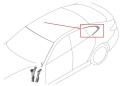Listwa BMW 4 G26 Gran Coupe i4 G26 21r.- NOWA lewa tylna boczna nakładka karoseryjna ozdobna obramówka szyby ShadowLine połysk