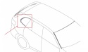 Listwa BMW X5 G05 M-Pakiet X5M F95 18-26r. NOWA prawa tylna boczna nakładka karoseryjna ozdobna obramówka szyby ShadowLine