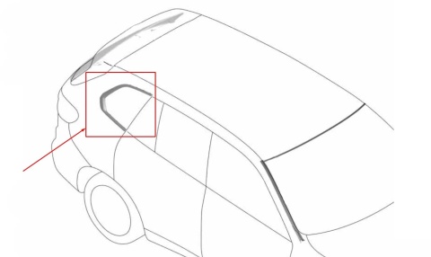 Listwa BMW X5 G05 M-Pakiet X5M F95 18-26r. NOWA prawa tylna boczna nakładka karoseryjna ozdobna obramówka szyby ShadowLine