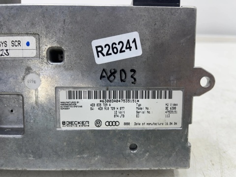 Moduł MMI A8 D3 A6 C6 Q7 4L 02-15r. sterownik komputer MMI 4e0035729a