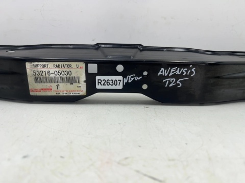 Pas przedni Toyota Avensis 2 II T25 03-09r. NOWA belka wzmocnienie czołowe górne poprzeczka oryginalna 53216-05030