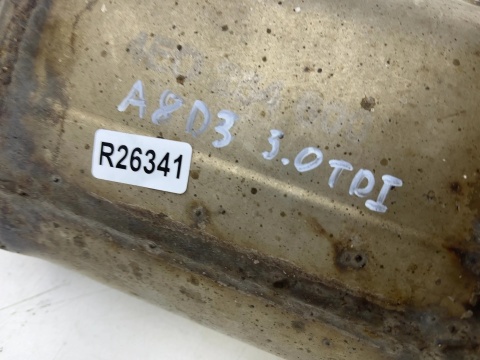 Katalizator Audi A8 D3 02-10r. 3.0 TDI diesel DPF Filtr cząstek stałych oryginalny pełny nie wybity 4e0131701de