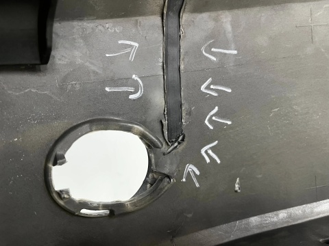 Zderzak przedni Skoda Fabia 3 III 14-18r. Przedlift przód 4XPDC 6V0807221