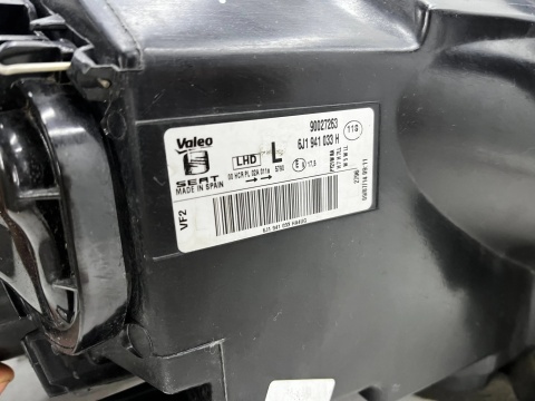 Lampa reflektor Seat Ibiza 4 IV 6j LIFT 12-17r. LEWA przednia zwykła H7 Europa oryginal lewy przód 6j1941033h