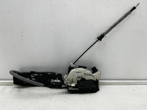 Zamek drzwi VW Tiguan 1 I 07-16r. lewy przedni zamek drzwi 6 pin 5n2837015e
