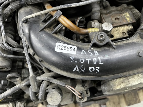 Silnik Audi A8 D3 A4 B7 A6 C6 Q7 4L 02-15r. 3.0 TDI V6 Diesel 233km kod ASB KOMPLETNY z wtryskami turbiną