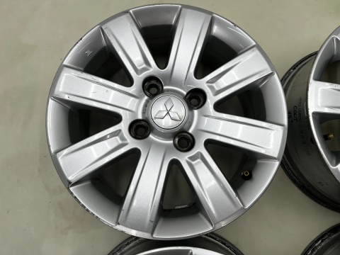 Felgi aluminiowe Mitsubishi Colt VI 6 Z30 04-12r. r15 cali 6jx15 ET46 4x114,3 CH67 felgi oryginalne KOMPLET 4250a756
