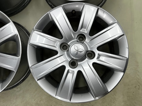 Felgi aluminiowe Mitsubishi Colt VI 6 Z30 04-12r. r15 cali 6jx15 ET46 4x114,3 CH67 felgi oryginalne KOMPLET 4250a756