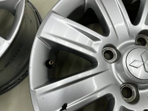 Felgi aluminiowe Mitsubishi Colt VI 6 Z30 04-12r. r15 cali 6jx15 ET46 4x114,3 CH67 felgi oryginalne KOMPLET 4250a756