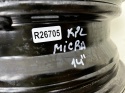 Felgi stalowe Nissan Micra III K12 03-10r. 5jx14 4x100 ET45 CH60 14 cali ORYGINALNE KOMPLET 40300ax607