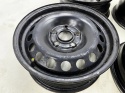 Felgi stalowe VW Golf Touran Caddy Octavia Leon 6jx15 5x112 ET47 CH 57,1 15 cali ORYGINALNE KOMPLET 1k0601027c