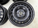 Felgi stalowe VW Golf Touran Caddy Octavia Leon 6jx15 5x112 ET47 CH 57,1 15 cali ORYGINALNE KOMPLET 1k0601027c