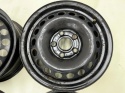 Felgi stalowe VW Golf Touran Caddy Octavia Leon 6jx15 5x112 ET47 CH 57,1 15 cali ORYGINALNE KOMPLET 1k0601027c