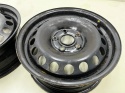 Felgi stalowe VW Golf Touran Caddy Octavia Leon 6jx15 5x112 ET47 CH 57,1 15 cali ORYGINALNE KOMPLET 1k0601027c