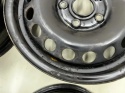 Felgi stalowe VW Golf Touran Caddy Octavia Leon 6jx15 5x112 ET47 CH 57,1 15 cali ORYGINALNE KOMPLET 1k0601027c