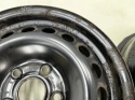 Felgi stalowe VW Golf Touran Caddy Octavia Leon 6jx15 5x112 ET47 CH 57,1 15 cali ORYGINALNE KOMPLET 1k0601027t