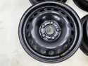 Felgi stalowe VW Golf Touran Caddy Octavia Leon 6jx15 5x112 ET47 CH 57,1 15 cali ORYGINALNE KOMPLET 1k0601027t