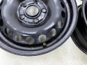Felgi stalowe VW Golf Touran Caddy Octavia Leon 6jx15 5x112 ET47 CH 57,1 15 cali ORYGINALNE KOMPLET 1k0601027t