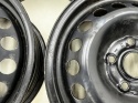 Felgi stalowe VW Golf Touran Caddy Octavia Leon 6jx15 5x112 ET47 CH 57,1 15 cali ORYGINALNE KOMPLET 1k0601027t