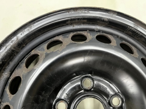Felgi stalowe VW Golf Touran Caddy Octavia Leon 6jx15 5x112 ET47 CH 57,1 15 cali ORYGINALNE KOMPLET 1k0601027t