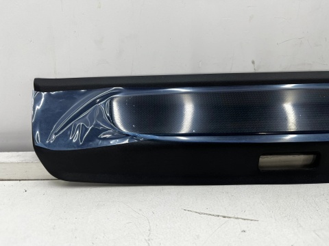 Nakładka progu Porsche 911 VII Porsche 991 TURBO 11-19r. NOWA prawa podświetlana Carbon wewnętrzna listwa progowa