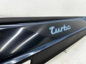 Nakładka progu Porsche 911 VII Porsche 991 TURBO 11-19r. NOWA prawa podświetlana Carbon wewnętrzna listwa progowa