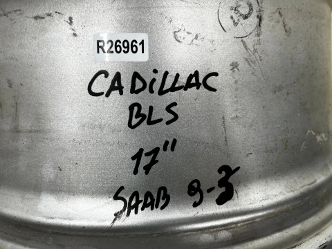 Felga aluminiowa Cadillac BLS Saab 9-3 II 05-10r. r17 cali 7,5jx17 ET41 5x110 CH65,1 pojedyncza oryginalna 12772441