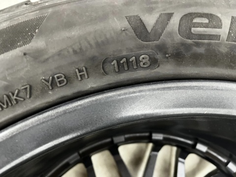 Felgi aluminiowe VW Volkswagen Audi Seat Skoda r17 cali 7,5jx17 ET48 5x112 DOTZ REVVO DARK polerowany rant KOMPLET z oponami