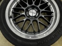Felgi aluminiowe VW Volkswagen Audi Seat Skoda r17 cali 7,5jx17 ET48 5x112 DOTZ REVVO DARK polerowany rant KOMPLET z oponami