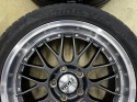 Felgi aluminiowe VW Volkswagen Audi Seat Skoda r17 cali 7,5jx17 ET48 5x112 DOTZ REVVO DARK polerowany rant KOMPLET z oponami