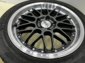 Felgi aluminiowe VW Volkswagen Audi Seat Skoda r17 cali 7,5jx17 ET48 5x112 DOTZ REVVO DARK polerowany rant KOMPLET z oponami