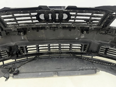 Zderzak przedni Audi A8 D3 02-05r. Przedlift przód 4XPDC 4E0807437A LZ5D