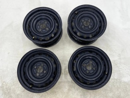 Felgi stalowe Mazda 2 DE 07-14r. 6jx14 ET45 4x100 CH54 felgi r14 cali Komplet Oryginalne 9965366040