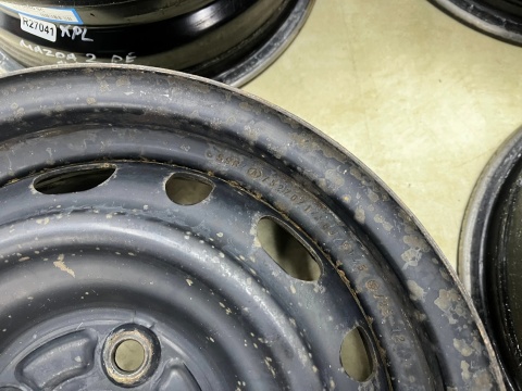 Felgi stalowe Mazda 2 DE 07-14r. 6jx14 ET45 4x100 CH54 felgi r14 cali Komplet Oryginalne 9965366040