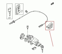 Stacyjka Suzuki SX4 Grand Vitara 2 II Sedici 06-14r. NOWY moduł immobilajzera pętla stacyjki oryginalna 33970-65j00