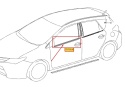 Listwa Toyota Auris 2 II E18 12-18r. NOWA lewa przednia listwa zgarniająca