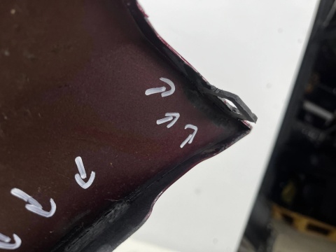Zderzak przedni Mazda 2 DJ 23r.- Lift przód spryski D65E-50031