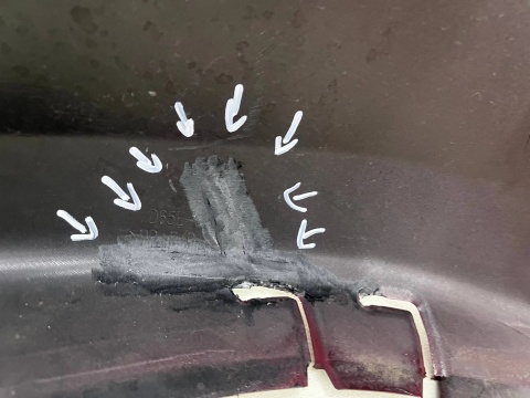 Zderzak przedni Mazda 2 DJ 23r.- Lift przód spryski D65E-50031
