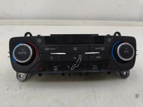 Panel klimatyzacji Ford Focus Mk3 C-Max Mk2 14-19r. lift elektryczne sterowanie nawiewem wentylacją f1et-18c612-dk