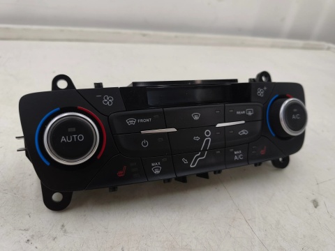 Panel klimatyzacji Ford Focus Mk3 C-Max Mk2 14-19r. lift elektryczne sterowanie nawiewem wentylacją f1et-18c612-dk