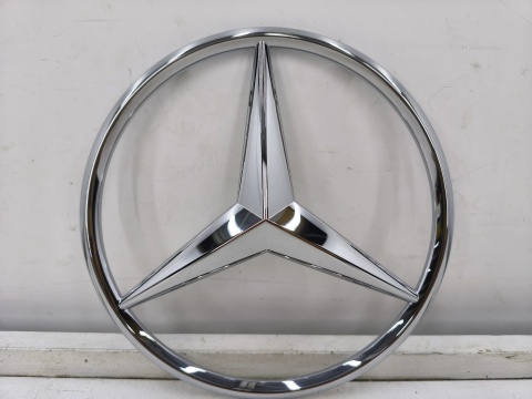 Znaczek Mercedes GLC I x253 w253 15-22r. NOWY przedni znaczek atrapy 205mm. zderzaka maski emblemat przód ORYGNALNY a0008175302