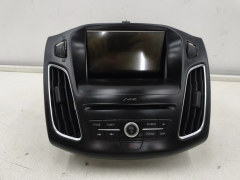 Radio Ford Focus Mk3 14-19r. lift wyświetlacz nawigacja tuner oryginalny fabryczny panel jm5t-14g370-hnc